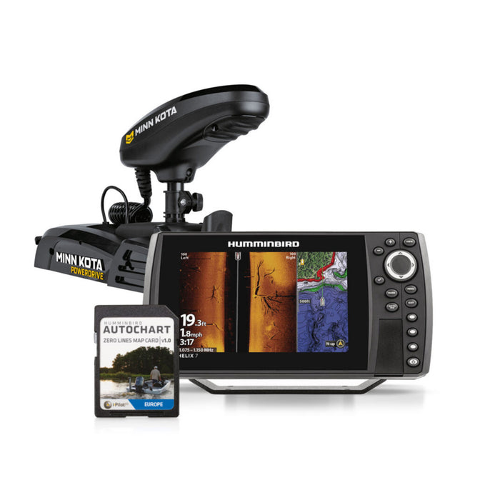 OBN PowerDrive 55 Helix 7 paket inkl. Humminbird ekolod & Minn Kota elmotor 