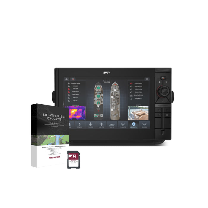 Raymarine AXIOM2 Pro 12 RVM & LightHouse sjökort över norra Europa