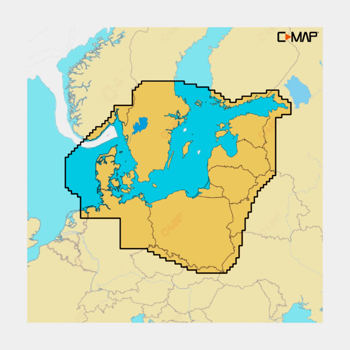 B&G Zeus S 9 Plotter + C-MAP DISCOVER X - Skagerrak, Kattegatt & Östersjön Paketdeal