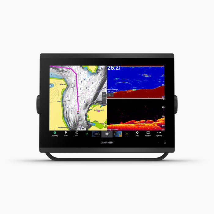 Garmin GPSMAP 12" plotter, 1223 utan ekolod med global baskarta