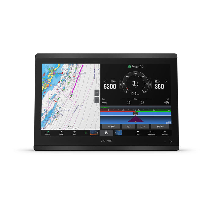 Garmin GPSMAP 16" plotter, 8416xsv med ekolod och global baskarta